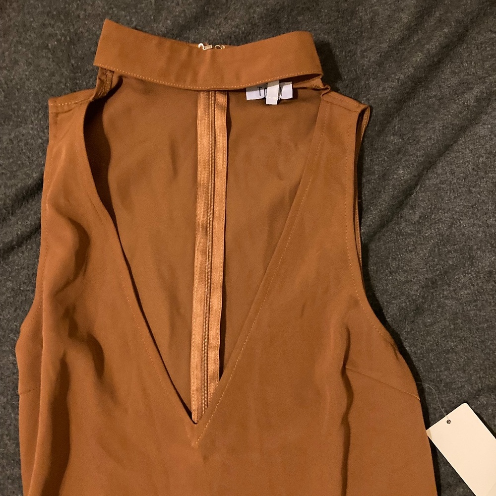 NWT Deep V Neck Top